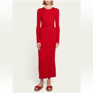 Gabriela Hearst “Luisa” red dress